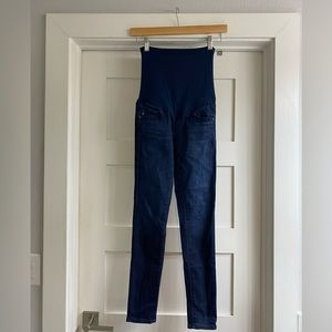 AG Adriano Goldschmied a Secret Fit Belly Maternity Jeans Size 24R Dark Blue